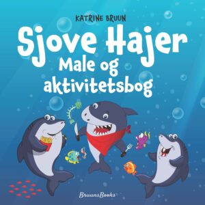 Haj-bogpakke: 3 børnebøger + 1 male- og aktivitetsbog